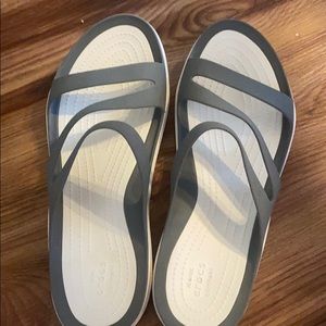 Croc sandals